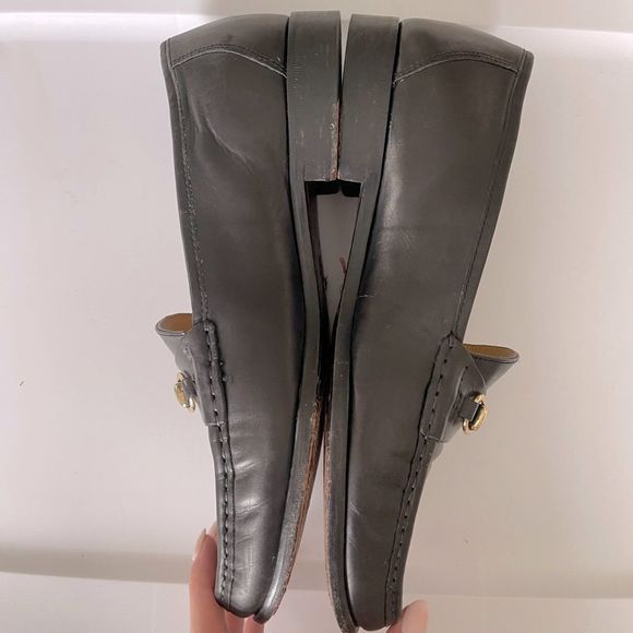 Authentic Cole Haan Black Patent Leather Horsebit Loafers - Picture 3 of 9